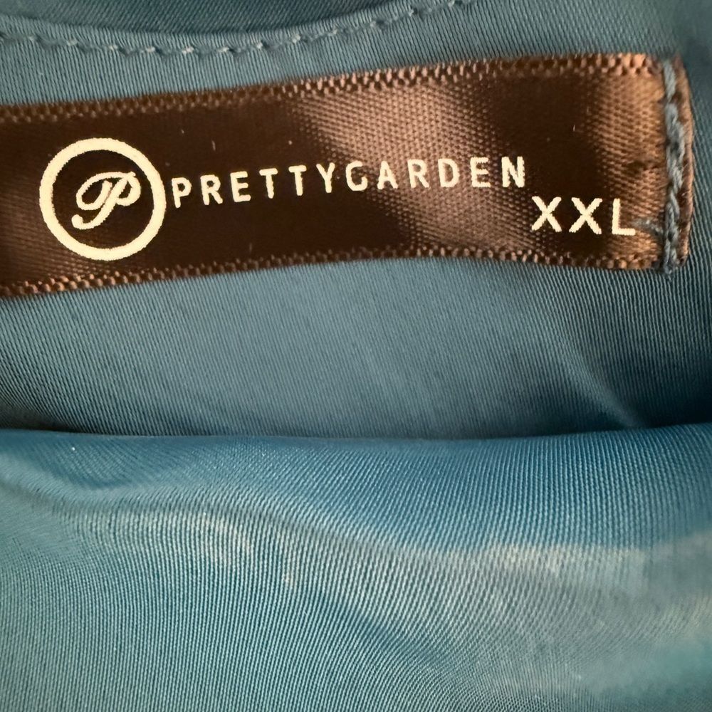 PrettyGarden Teal Dress – XXL – Stretchy Fit & Flare - Picture 7 of 8